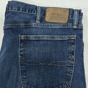 Polo Ralph Lauren Men Jeans Blue Varick Slim Straight Dark Wash‎ Denim Sz 40x31